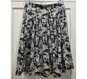 LuLaRoe Disney Villains Madison Skirt S Evil Queen Maleficent Pockets